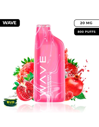Pod desechable 800 caladas Vape Strawberry Pomegranate Bud Vape Vapers Desechables