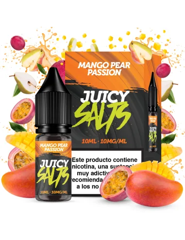 Sales de Nicotina Mango Pear Passion 10ML Juicy Flavors Sales de Nicotina
