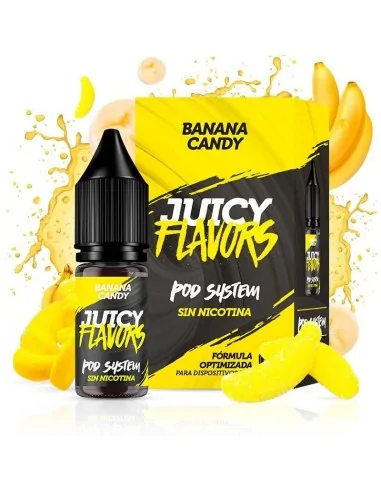 Banana Candy Pod System 10ML Juicy Flavors Juicy Flavors Líquidos Vaper
