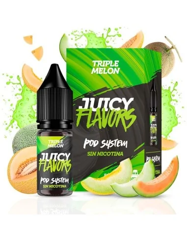 Triple Melon Pod System 10ML Juicy Flavors Juicy Flavors Líquidos Vaper