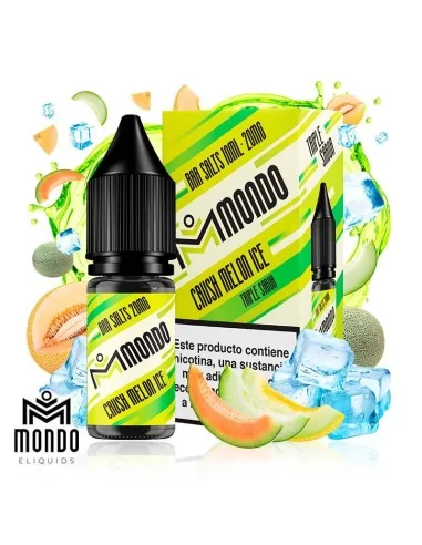 Sales de Nicotina Crush Melon Ice 10ML Mondo Eliquids Sales de Nicotina