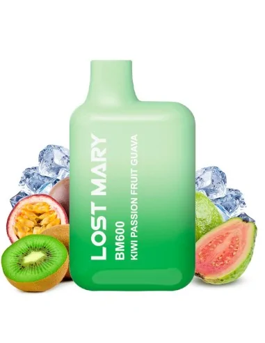 Pod desechable Kiwi Passionfruit Guava 600puffs - Lost Mary BM600 Lost Mary Vapers Desechables