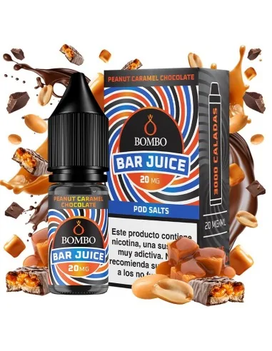 Sales de nicotina Peanut Chocolate Caramel 10ml - Bombo Bar Juice Bombo Sales de Nicotina