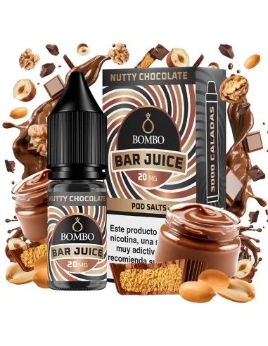 Sales de nicotina Nutty Chocolate 10ml - Bombo Bar Juice Bombo Sales de Nicotina
