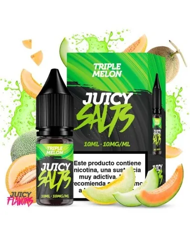 Sales de Nicotina Triple Melon 10ML Juicy Flavors Sales de Nicotina